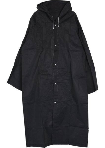 Ξ Ny Ue Zhang Moda Eva Yağmurluk Su Geçirmez Yağmurluk Şeffaf Kamp Su Geçirmez Yağmurluk Siyah (Yurt Dışından) fiyatları