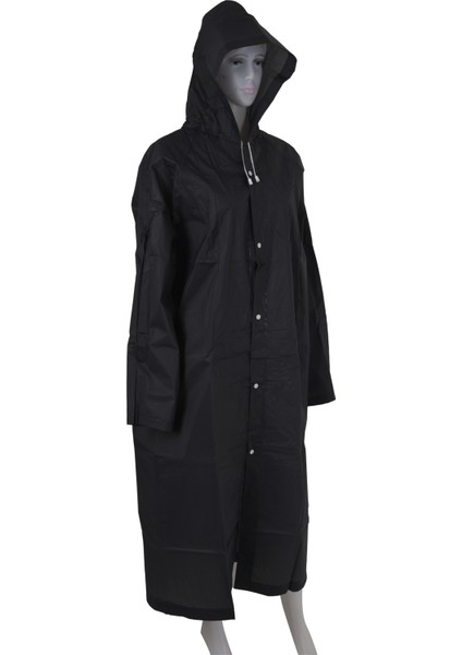 Ξ Ny Ue Zhang Moda Eva Yağmurluk Su Geçirmez Yağmurluk Şeffaf Kamp Su Geçirmez Yağmurluk Siyah (Yurt Dışından) fırsatları