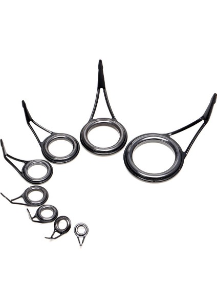Ξ Ny Ue Zhang 8 Adet/takım Olta Kılavuzları Ucu Balık 5-18MM Dia Kutup Tamir Kiti Hattı Yüzükler Gözler Seti Yüzükler Çerçeve (Yurt Dışından) indirimleri