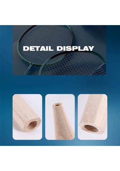 Ξ Ny Ue Zhang 2 Adet Badminton Raket Kolu Kavrama Ahşap Badminton Kolu Onarımı Badminton Raketi, G6 (Yurt Dışından) fırsatları
