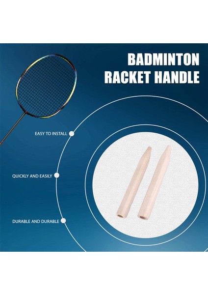 Ξ Ny Ue Zhang 2 Adet Badminton Raket Kolu Kavrama Ahşap Badminton Kolu Onarımı Badminton Raketi, G6 (Yurt Dışından) indirimleri