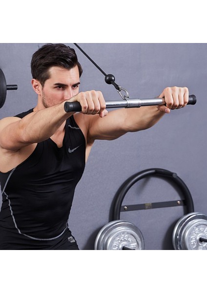 Ξ Ny Ue Zhang Aşağı Çekme Çubuğu Spor Salonu Döner Düz Çubuk Kablo Makinesi Ekleri Için Egzersiz Biceps Ev Spor Salonu Eğitim Ekipmanı (Yurt Dışından)