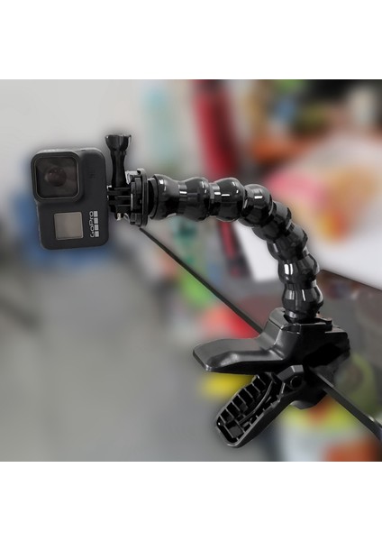 Ξ Ny Ue Zhang Hero 8 7 Aksiyon Kamera Aksesuarı Için Esnek Ayarlanabilir Deve Boynu ile Jaws Flex Kelepçe Montajı (Yurt Dışından)