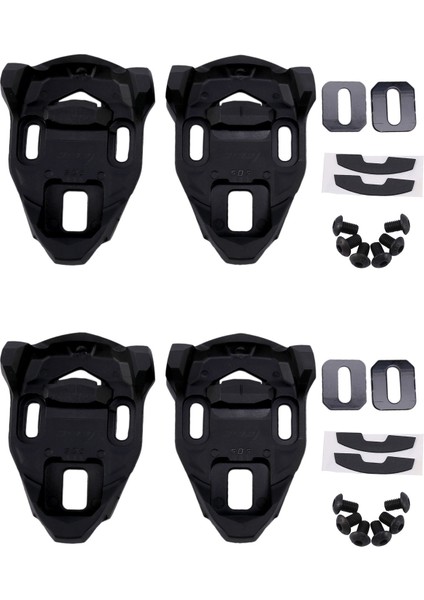 Ξ Ny Ue Zhang 4x Bisiklet Kelepçe Seti Plastik Siyah Yol Bisikleti Bisiklet Pedalı Kelepçe Kilidi Iclic/x-Presso Pedalı (Yurt Dışından)