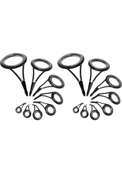 Ξ Ny Ue Zhang 16 Adet/takım Olta Kılavuzları Ucu Balık 5-18MM Dia Kutup Tamir Kiti Hattı Yüzükler Gözler Seti Yüzükler Çerçeve (Yurt Dışından)