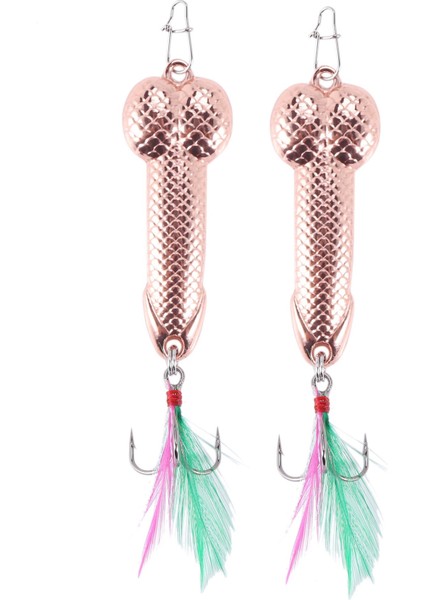 Ξ Ny Ue Zhang Adet Kanca Takımı Spinner Kaşık Pike Vıb Wobble Kanca Takımı (Gül Altın 21G) (Yurt Dışından)