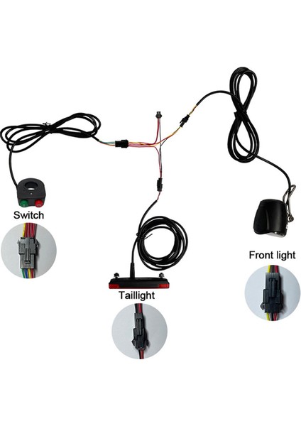 Ξ Ny Ue Zhang Elektrikli Bisiklet Ön Arka Işık Seti 12-72 V Ebike Far Kuyruk Lambası Bağlantı Telleri Kiti Bisiklet E-Bisiklet Aksesuarları (Yurt Dışından) modelleri