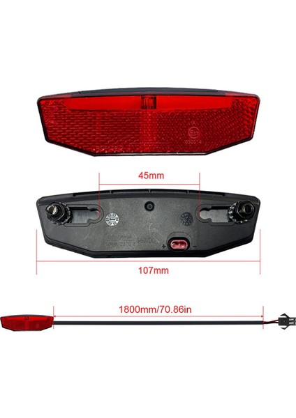 Ξ Ny Ue Zhang Elektrikli Bisiklet Ön Arka Işık Seti 12-72 V Ebike Far Kuyruk Lambası Bağlantı Telleri Kiti Bisiklet E-Bisiklet Aksesuarları (Yurt Dışından) indirimleri