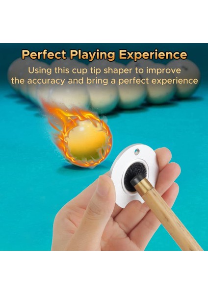 Ξ Ny Ue Zhang Havuz Cue Ipucu Şekillendirici Snooker Havuz Cue Ipucu Aracı Havuz Ucu Şekillendirici Dime Havuz Cue Ucu Şekillendirici Aracı Dime Bilardo Aksesuarları (Yurt Dışından)