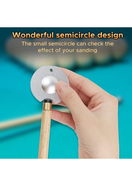 Ξ Ny Ue Zhang Havuz Cue Ipucu Şekillendirici Snooker Havuz Cue Ipucu Aracı Havuz Ucu Şekillendirici Dime Havuz Cue Ucu Şekillendirici Aracı Dime Bilardo Aksesuarları (Yurt Dışından)