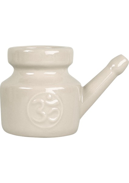 Ξ Ny Ue Zhang 350 ml Seramik Neti Pot Burun Temizleme Pot Dayanıklı Sızdırmaz Borulu Pot Burun Durulama Burun Yıkama Erkek Kadın, Gri (Yurt Dışından)
