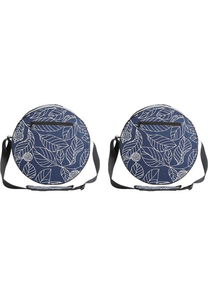 Ξ Ny Ue Zhang 2 Adet 33X14 cm Tuval Yoga Tekerlekli Çanta Tekerlek Özel Kapasiteli Depolama Yoga Giysileri Yoga Havlu Çantası (Yurt Dışından)