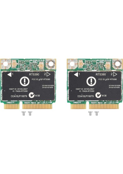 Ξ Ny Ue Zhang 2x RT5390 Yarım Mini Pcı‑e Arayüzü 802.11B/G Kablosuz Ağ Kartı Wifi Adaptörü Yalnızca Bilgisayar Için (Yurt Dışından) fiyatları