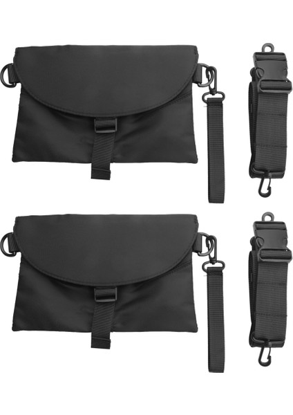 Ξ Ny Ue Zhang 2x Erkekler Messenger Naylon Su Geçirmez Rahat Erkek Omuzdan Askili Çanta Siyah Fonksiyonel Fermuarlı Çanta Crossbody Erkek (Yurt Dışından)