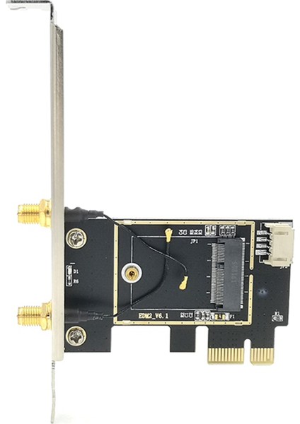 Ξ Ny Ue Zhang 2x Ngff M2 Kablosuz Kart Pcı-E Pcie Masaüstü Bluetooth Dönüştürücü Adaptör ile AX200 9260AC Için 4 Ac Anten (Yurt Dışından) modelleri