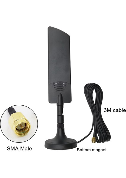 Ξ Ny Ue Zhang 4x 600-6000MHZ Esnek Katlama Kablosuz Yönlendirici 2g 3g Gsm Gprs 4g 5g Yüksek Kazanç 40 Dbi Lte Sinyal Güçlendirici Wıfı Anten B (Yurt Dışından)