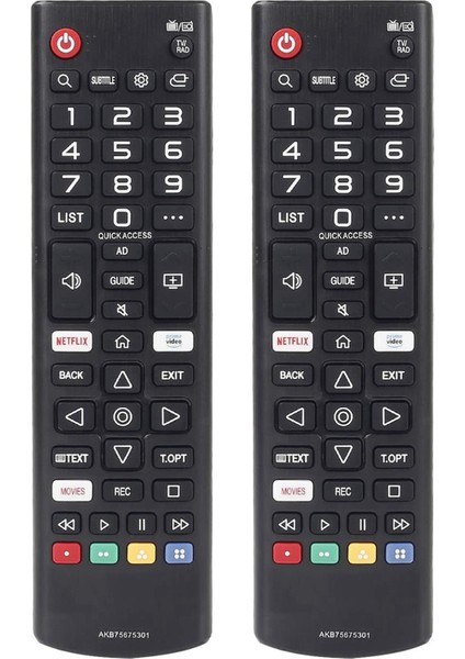 Ξ Ny Ue Zhang Lg 2019 Smart Tv Için Prime Video Uygulamalı 2x Uzaktan Kumanda AKB75675301 AKB75095308 AKB75675311 (Yurt Dışından)