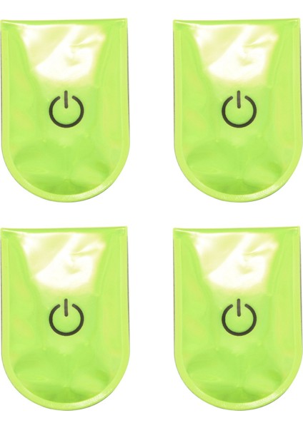 Ξ Ny Ue Zhang 4x Açık Spor LED Güvenlik Işığı Yansıtıcı Manyetik Klip Strobe Koşu Yürüyüş Bisiklet Bisiklete Binme (Yurt Dışından)