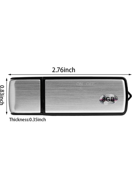 Ξ Ny Ue Zhang 3x 8gb Sesle Etkinleştirilen Mini Kayıt, USB Flash Sürücü Ses Kayıt Kaydedici, Konferanslar, Toplantılar, Sınıf Için (Yurt Dışından) indirimleri