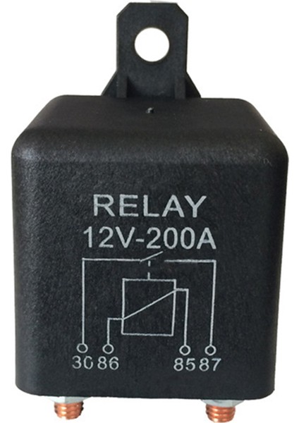 Ξ Ny Ue Zhang 2x 12V 200A Normalde Açık 4 Pinli Röle - Ağır Hizmet Otomotiv Denizcilik Bölünmüş Şarj (Yurt Dışından)