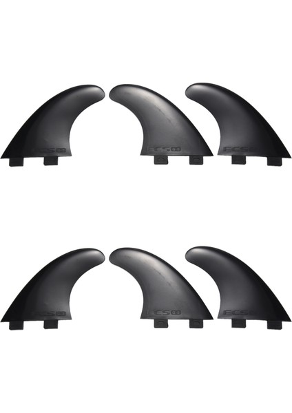 Ξ Ny Ue Zhang 6 Adet Plastik Naylon + Fiberglas Siyah Sörf Yüzgeçleri Için G5 Boyutu Sörf Tahtası Yüzgeçleri Sörf Tahtası Aksesuarları (Yurt Dışından)