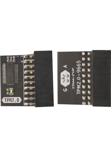 Ξ Ny Ue Zhang -L .0/ -Tpm2.0 Uyumlu Güven Platformu Modülü Için 2x Lpc 20PIN Koruma Modülü 20-Pin 20-1 L2P7 (Yurt Dışından)