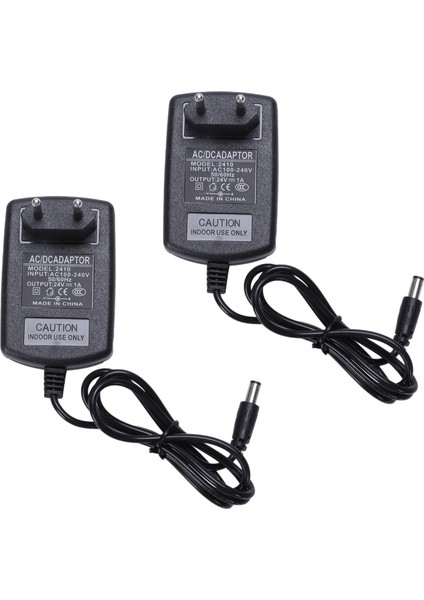 Ξ Ny Ue Zhang 2x Şarj Cihazı Abd Tak Ac 110V 220V Dönüştürücü Dc 24V 1A Güç Kaynağı Adaptörü Siyah (Yurt Dışından)