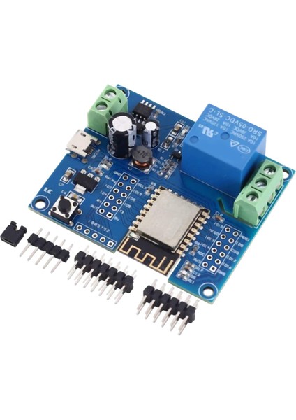 Ξ Ny Ue Zhang 2x Wıfı Röle Denetleyici Modülü, Dc 5V 8V-80V ESP8266 Iot Smart Için Kablosuz Denetleyici Modülü ESP-12F (Yurt Dışından)