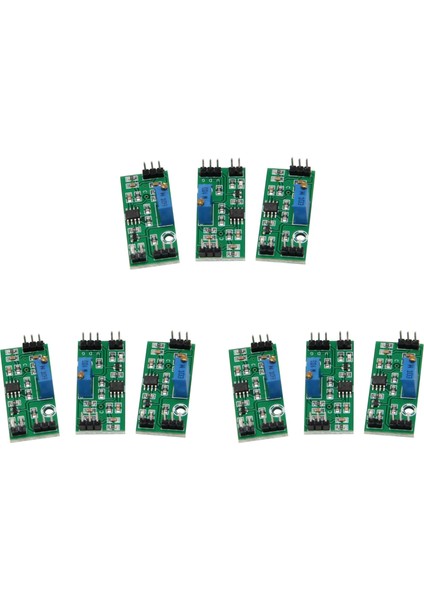 Ξ Ny Ue Zhang 9 Adet LM393 3.5-24V Gerilim Karşılaştırıcı Modülü LED Göstergesi ile Yüksek Seviye Çıkış Analog Karşılaştırıcı Kontrolü (Yurt Dışından)