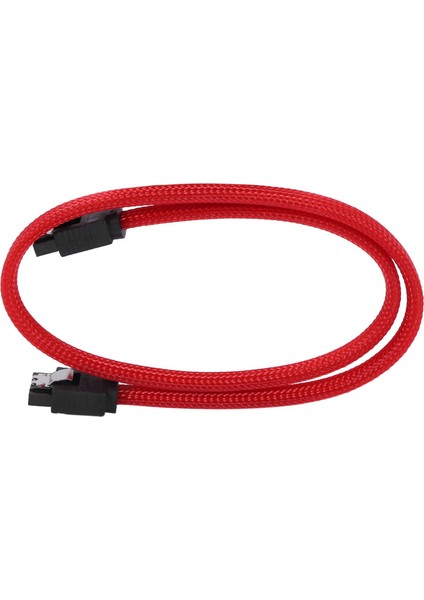 Ξ Ny Ue Zhang 4 Adet 50CM Sata 3.0 Iıı Sata3 7pin Veri Kablosu 6 Gb/s SSD Kabloları HDD Sabit Disk Veri Kablosu Naylon Kollu (Kırmızı) (Yurt Dışından) indirimleri