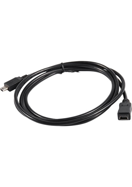 Ξ Ny Ue Zhang 2 Adet 1.5 M Mini USB B 5pin Erkek Kadın Uzatma Kablosu Kablosu Adaptörü Siyah (Yurt Dışından)