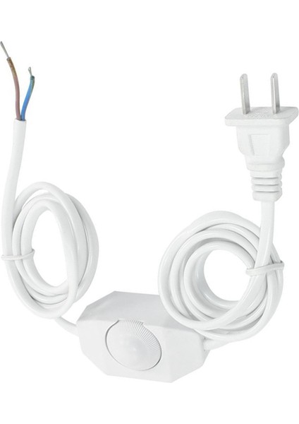 Ξ Ny Ue Zhang 5x Beyaz Lamba Güç Kablosu W Dimmer Anahtarı Ac 250V/110V Abd Tak (Yurt Dışından)