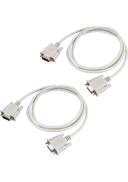 Ξ Ny Ue Zhang 2x RS232 Db9 9 Pin Erkek - Dişi Seri Port Kablosu Endüstriyel Adaptör 1. (Yurt Dışından)