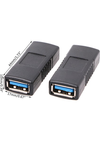 Ξ Ny Ue Zhang 6 Adet USB 3.0 Tip A Dişi - Dişi Adaptör Çoğaltıcı Cinsiyet Değiştirici Konnektör (Yurt Dışından)