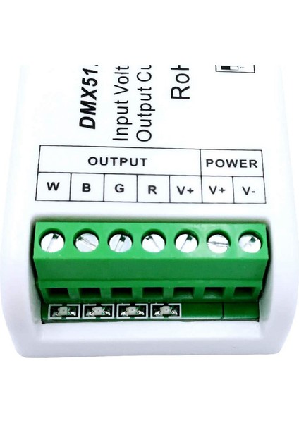 Ξ Ny Ue Zhang 4x Mini 4 Kanal Dmx Rgbw Dekoder 16A Rgb Rgbw Şerit Denetleyici Dmx 512 Dimmer Sürücü LED Şerit Işıklar Için DC9-24V (Yurt Dışından)