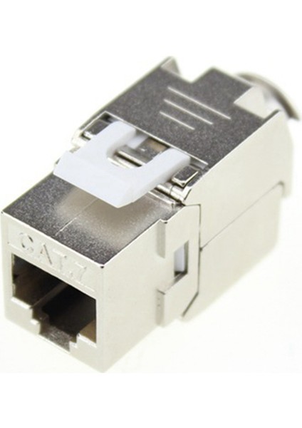 Ξ Ny Ue Zhang 24 Adet RJ45 Cat7 CAT6A Korumalı Çinko Alaşım Modülü Ağ Jack Konnektör Adaptörü 10 GB Ağ (Yurt Dışından) modelleri