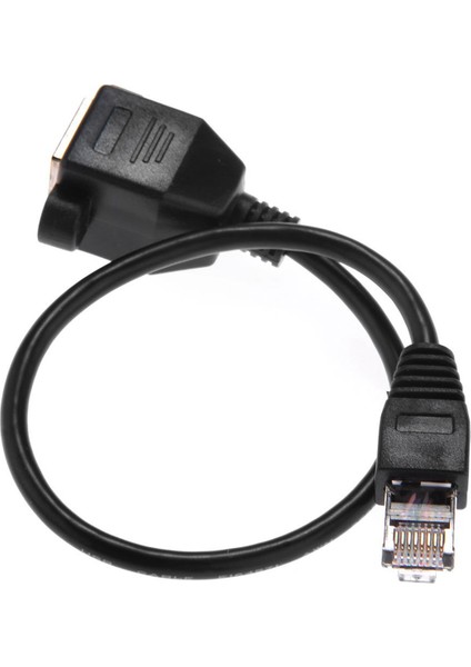 Ξ Ny Ue Zhang 2x, 1ft RJ45 Erkek - Dişi Vidalı Panel Montajlı Ethernet Lan Ağ Uzatma Kablosu (Yurt Dışından) modelleri