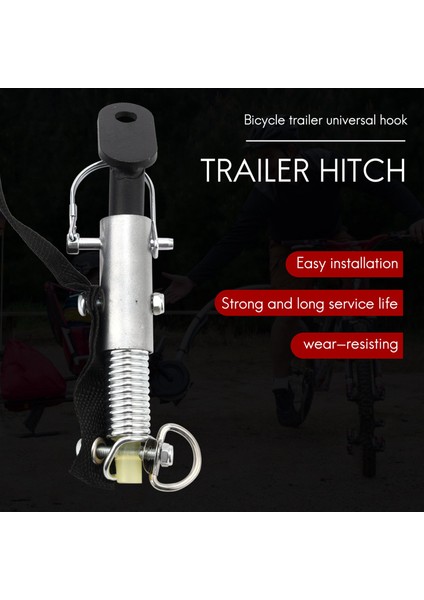 Ξ Ny Ue Zhang Takım Bisiklet Römorku Hitch Evrensel Bisiklet Römorku Bebek/evcil Hayvan Hitch Bağlayıcı Konnektör Bisiklet Arka Raf Aksesuarları (Yurt Dışından)
