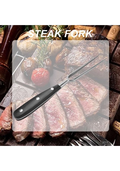 Ξ Ny Ue Zhang Açık Hava Barbekü Çatalı Paslanmaz Çelik Barbekü Et Çatalı Barbekü Izgara Araçları Kavurma Balık Çatalı Haşlanmış Et Çatalı Biftek Çatalı Barbekü Pişirme-Siyah (Yurt Dışından) indirimleri