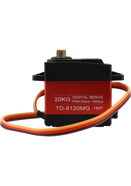 Ξ Ny Ue Zhang 3x TD-8120MG Dişli Dijital Servo 20KG Yüksek Tork ile 180 Açı Rc Uzaktan Kumanda Araba Modeli Araç 20KG Servo (Yurt Dışından)