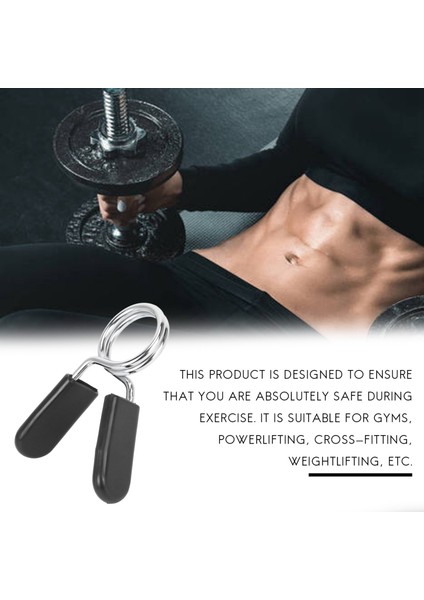 Ξ Ny Ue Zhang Paket Dambıl Yaylı Tasmalar, Ağırlık Çubuğu Dambıl Için Egzersiz Halter Klip Kelepçeleri Spor Salonu Fitness Eğitimi Ağırlık Kaldırma (Yurt Dışından)