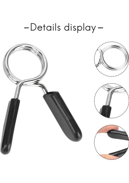 Ξ Ny Ue Zhang Paket Dambıl Yaylı Tasmalar, Ağırlık Çubuğu Dambıl Için Egzersiz Halter Klip Kelepçeleri Spor Salonu Fitness Eğitimi Ağırlık Kaldırma (Yurt Dışından)
