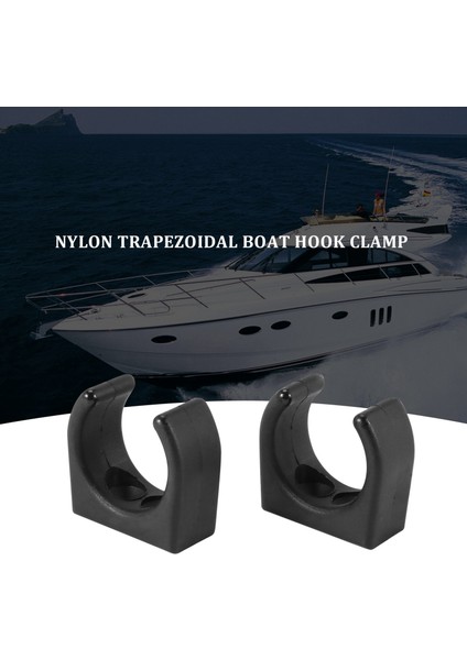 Ξ Ny Ue Zhang 2 Adet Naylon Merdiven Klipsi Tekne Kanca Klipsi Boyutu 1-1/4 Inç Çap Set Başına Uv Deniz Aksesuarları Yat Tekne, Siyah (Yurt Dışından)