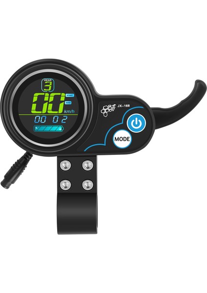 Ξ Ny Ue Zhang -168 Hızlanma Aleti Elektrikli Scooter 36V/48V LCD Ekran Regülatörü Enstrüman Gaz Aksesuarları (Yurt Dışından)