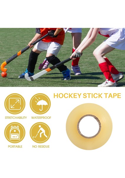 Ξ Ny Ue Zhang Paket Şeffaf Hokey Bandı Çok Amaçlı Bant Rulo Tekmelik Çorap Bant Rulo Spor Dişli 2.4 cm x 28 M Hokey Spor Hediyeler (Yurt Dışından) modelleri