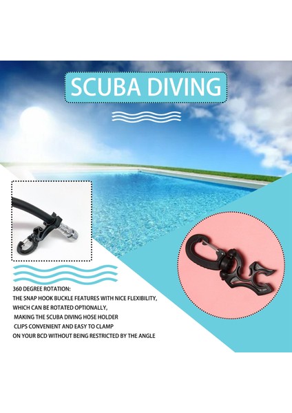 Ξ Ny Ue Zhang Adet Dalış Hortumu Tutucu Klip Tüplü Dalış Çift Bcd Hortum Klipsi Yapış Kanca Tokası Dalış Şnorkel Aksesuarları (Yurt Dışından) indirimleri