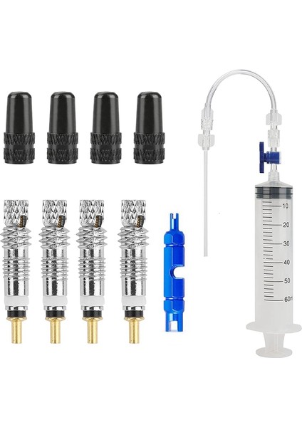 Ξ Ny Ue Zhang Bisiklet Tubeless Mastik Enjektör Enjektör ve Stans Mastik ve Diğer Sızdırmazlık Malzemeleri Için Presta Valf Çekirdek Temizleme Aracı (Yurt Dışından)