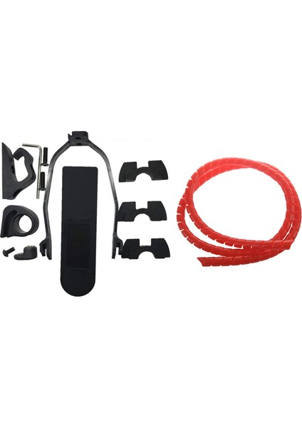 Ξ Ny Ue Zhang 12 Adet M365 Pro Için M365 M187 ve 1x Scooter Hattı Spiral Renk Değişimi Tüp Koruyucu 1 M M365 Pro Için (Yurt Dışından)