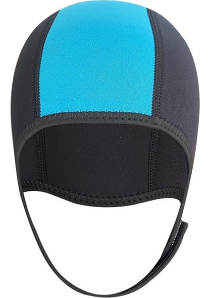 Ξ Ny Ue Zhang Termal Yüzme Şapkası, Neopren Dalış Başlığı Termal Wetsuit Hood Cap Çene Askılı Yüzme Şapkaları, Tüplü Yüzme Şapkaları, Mavi (Yurt Dışından)