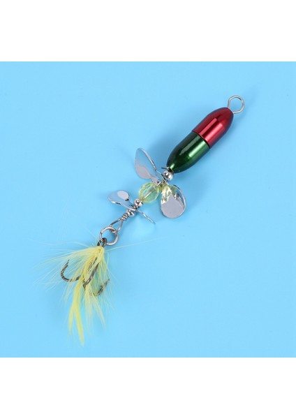 Ξ Ny Ue Zhang 5x Uzun Döküm Spinner Yem Balıkçılık Cazibesi Çift Kuyruk Pervane Alabalık Sazan Yayın Balığı Yapay Buz 10G (Yurt Dışından) fiyatları